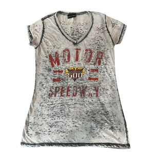 5th & Ocean Indianapolis Motor Speedway Recycled Soft V-Neck Size Small